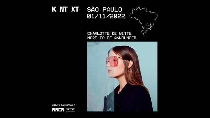 KNTXT, label de Charlotte de Witte, anuncia show em São Paulo