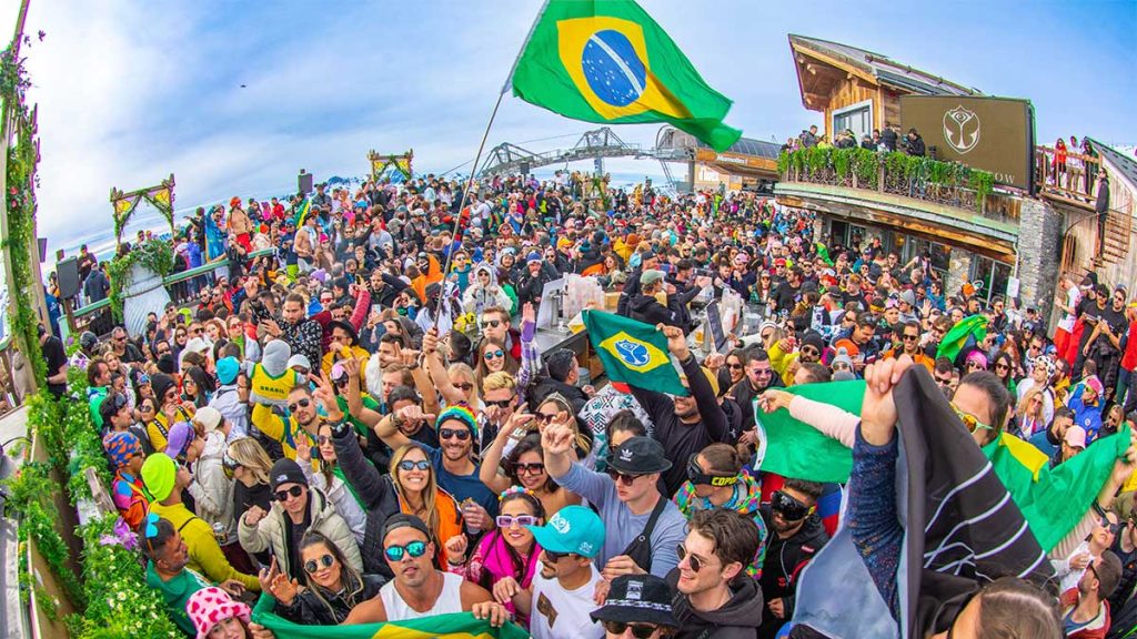 A vibe dos brasileiros aquece o clima no Tomorrowland Winter 2023